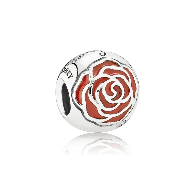 (kép) PANDORA Disney, Belle elvarázsolt rózsája - 791575EN09