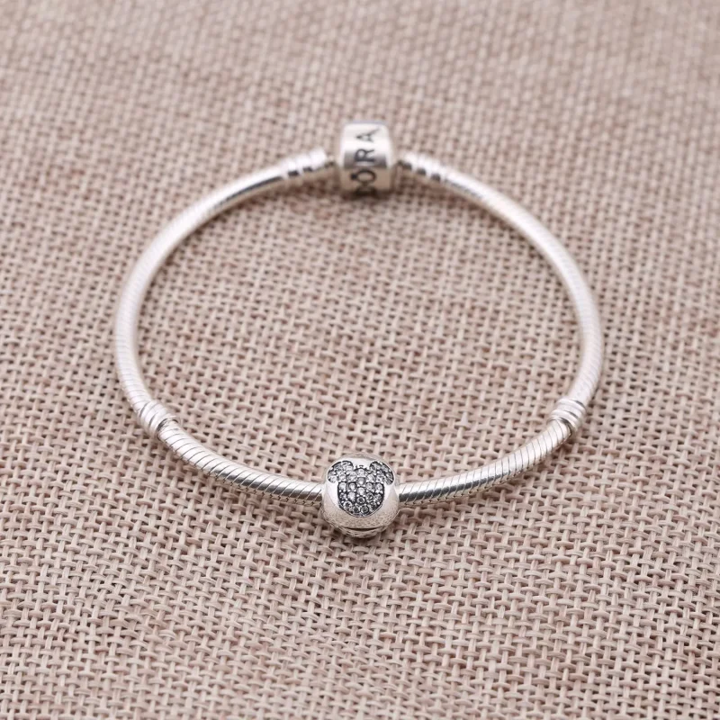 (kép) PANDORA Disney, Mickey pavé gömb - 791449CZ - Megtekintés 2