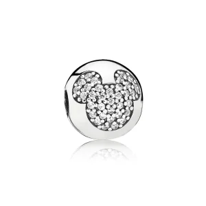 (kép) PANDORA Disney, Mickey pavé gömb - 791449CZ