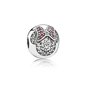 (kép) PANDORA Disney, Minnie pavé gömb - 791450CZ