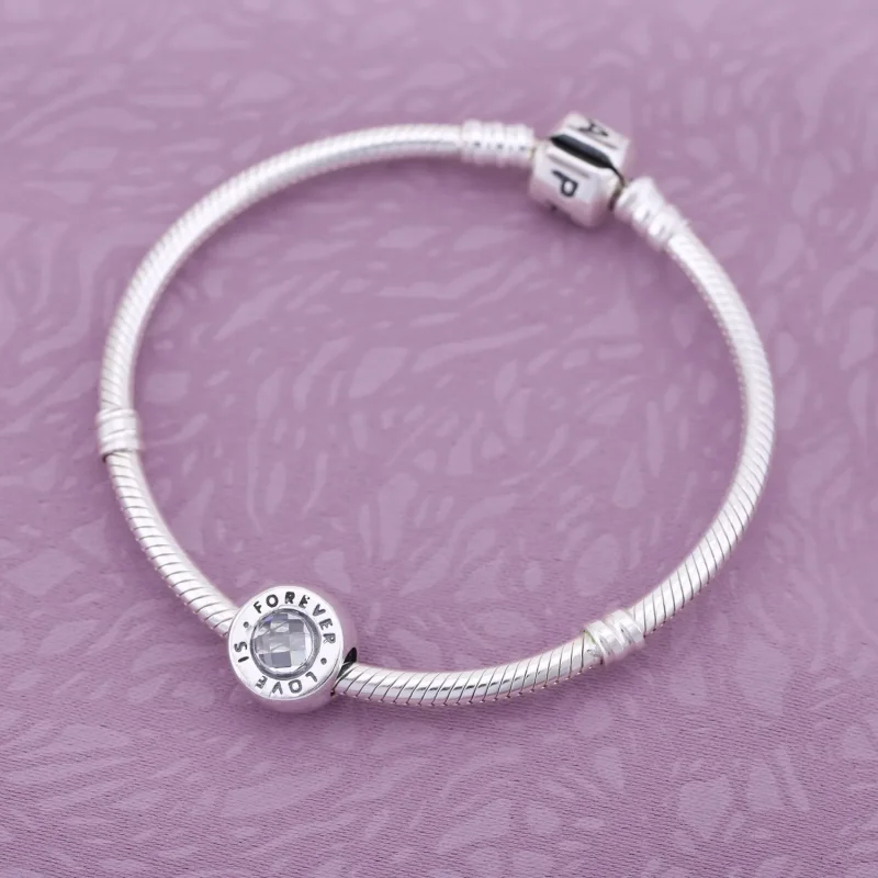(kép) PANDORA ezüst charm, A szerelem örök - Megtekintés 2