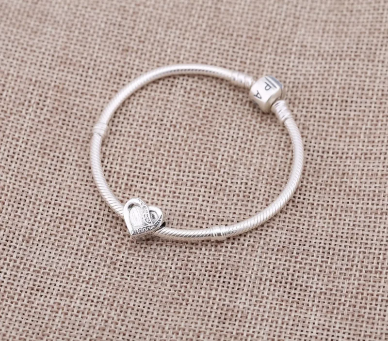 (kép) PANDORA ezüst charm, A szerelem szalagja - Megtekintés 2