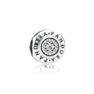 (kép) PANDORA ezüst charm, Aláírás