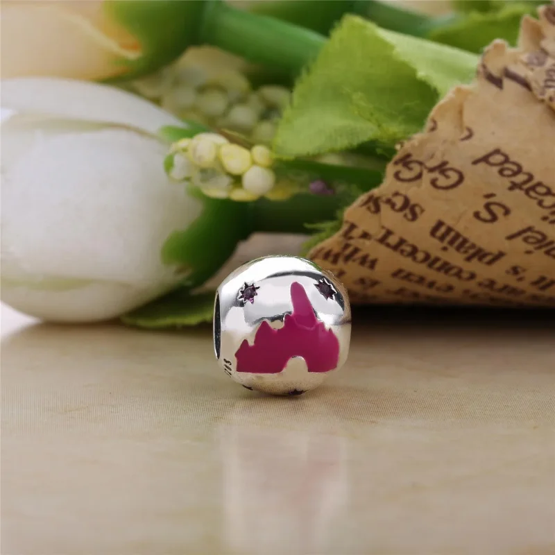 (kép) PANDORA ezüst charm, Alvó szépség kastély - Megtekintés 2