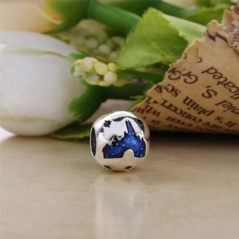 (kép) PANDORA ezüst charm, Alvó szépség kastély - Megtekintés 3