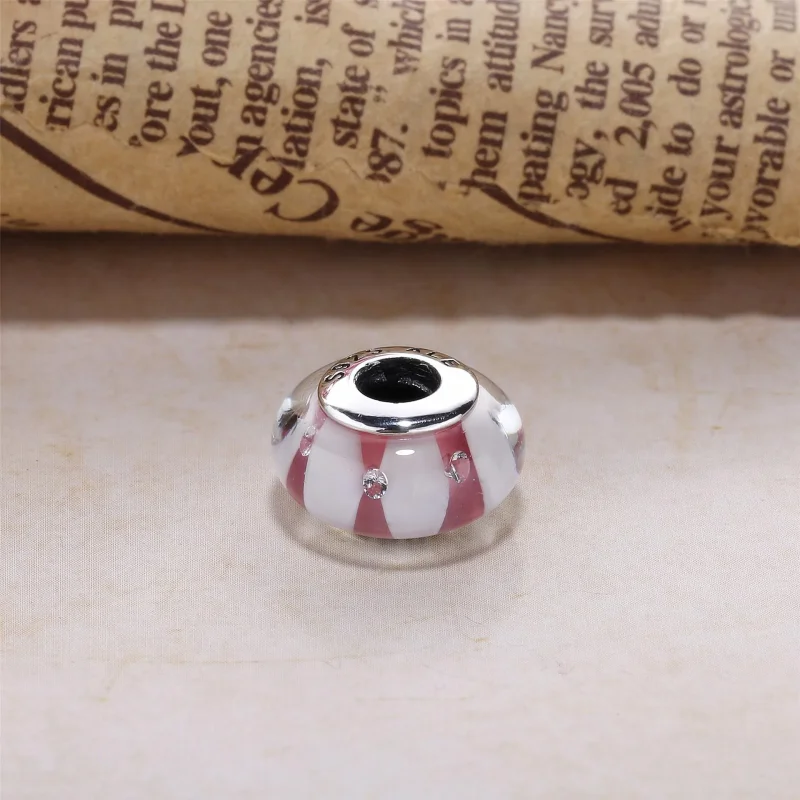 (kép) PANDORA ezüst charm, Barna Murano üveg - Megtekintés 3