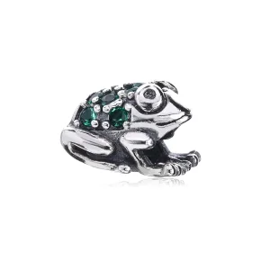 PANDORA ezüst charm, Béka (kép) PANDORA ezüst charm, Béka