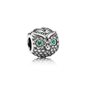 (kép) PANDORA ezüst charm, Bölcs bagoly