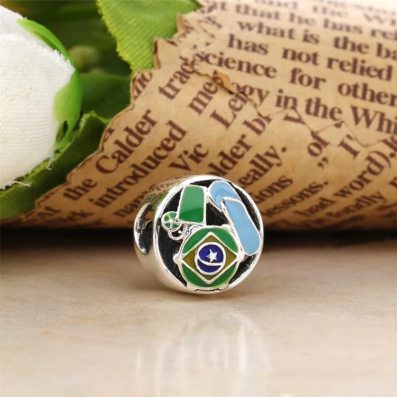 (kép) PANDORA ezüst charm, Brazília - Megtekintés 2