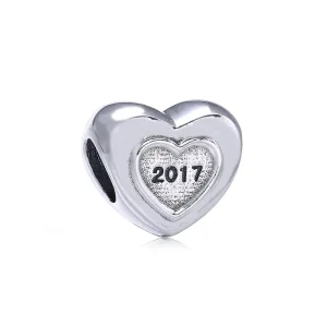 PANDORA ezüst charm, Charm Club 2017 (kép) PANDORA ezüst charm, Charm Club 2017