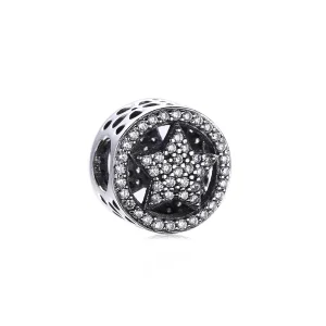 (kép) PANDORA ezüst charm, Csillag - PX00306-1