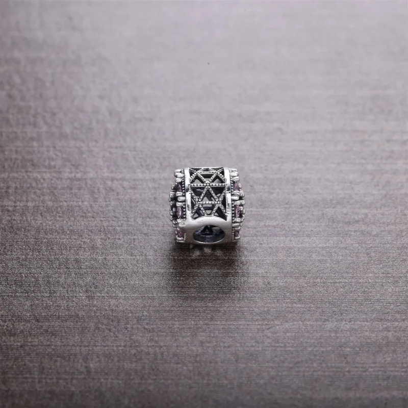 (kép) PANDORA ezüst charm, Csillámló medál - Megtekintés 4