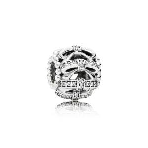 PANDORA ezüst charm, Csillámló érzelmek Áttört (kép) PANDORA ezüst charm, Csillámló érzelmek Áttört