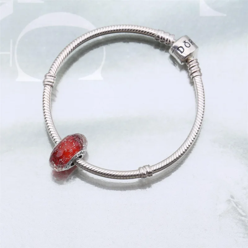 (kép) PANDORA ezüst charm, Csillámlik - Megtekintés 2