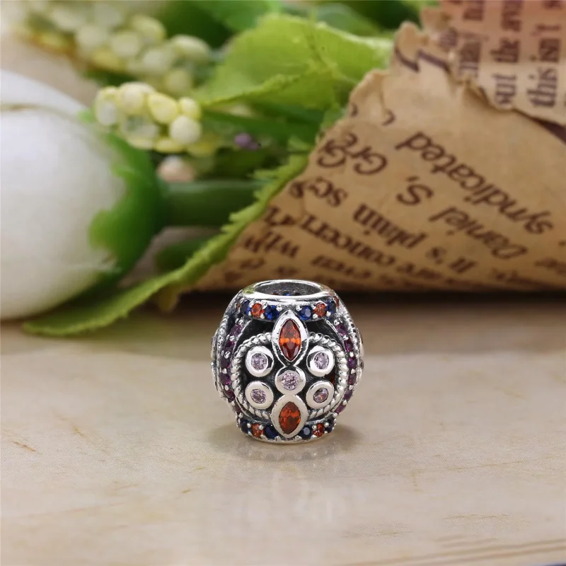 (kép) PANDORA ezüst charm, Csillogó galaxis 756225PCZMXB - Megtekintés 3