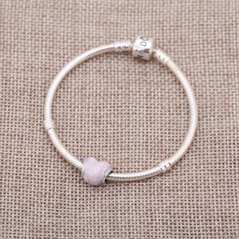 (kép) PANDORA ezüst charm, Csillogó szív 791886EN113 - Megtekintés 2