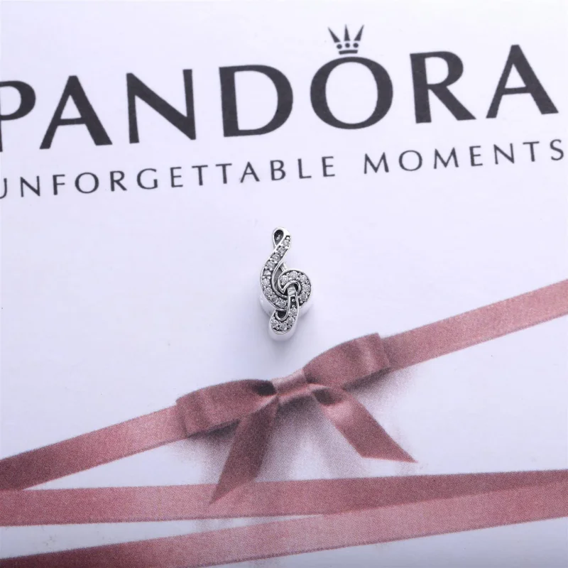 (kép) PANDORA ezüst charm, Édes zene - Megtekintés 2