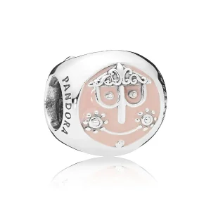 (kép) PANDORA ezüst charm, ez egy kis világ