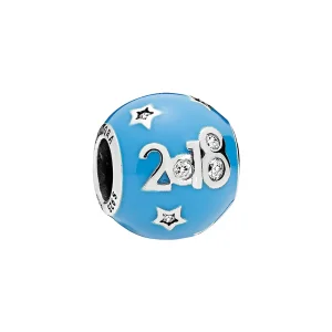 (kép) PANDORA ezüst charm, Fantasyland kastély "2018 Edition"