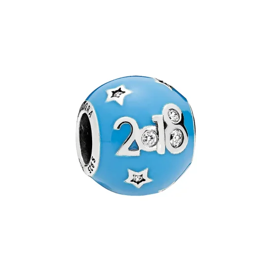 (kép) PANDORA ezüst charm, Fantasyland kastély "2018 Edition"