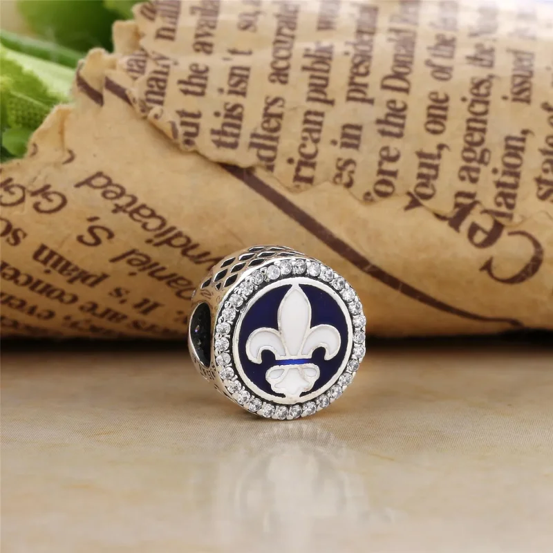 (kép) PANDORA ezüst charm, Fleur De Lis - Megtekintés 2