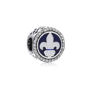 (kép) PANDORA ezüst charm, Fleur De Lis