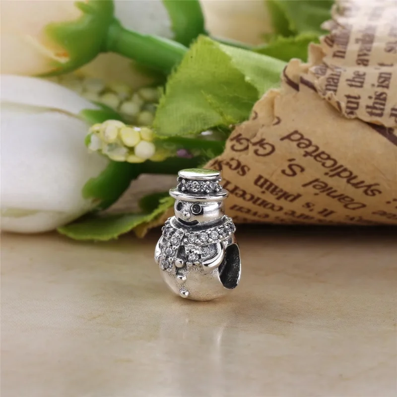 (kép) PANDORA ezüst charm, Hóember 792001CZ - Megtekintés 3