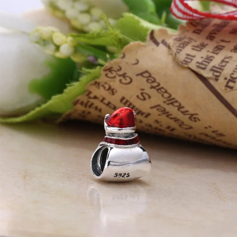 (kép) PANDORA ezüst charm, Hóember - Megtekintés 3