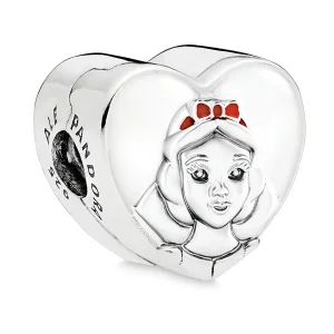 (kép) PANDORA ezüst charm, Hófehérke portré