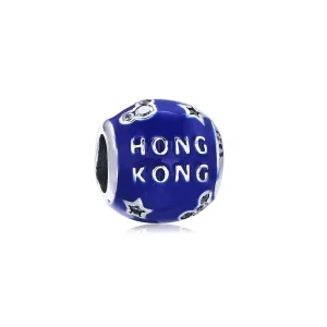 (kép) PANDORA ezüst charm, Hong Kong
