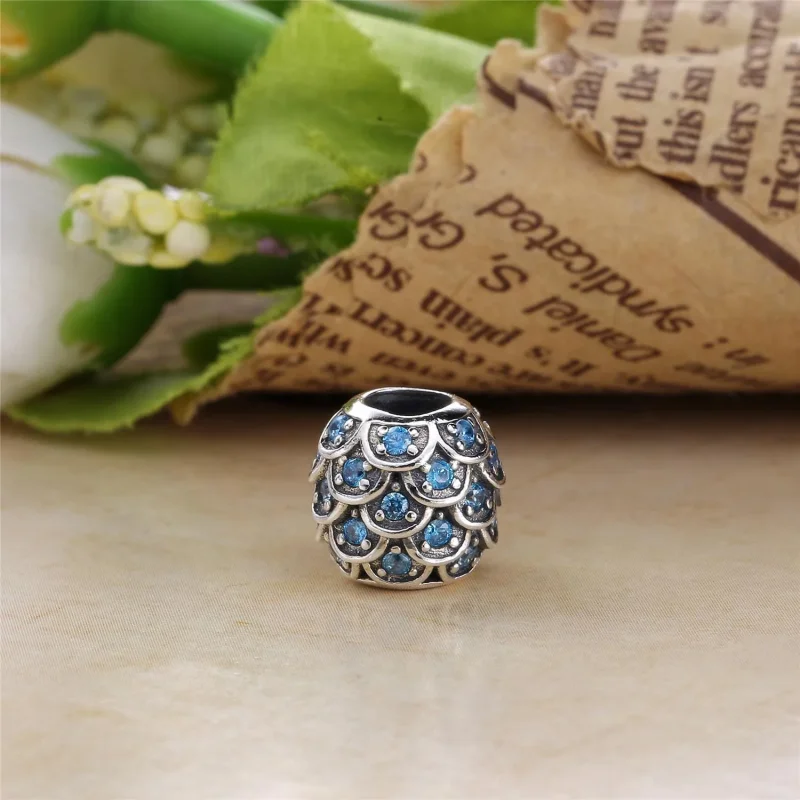 (kép) PANDORA ezüst charm, Hullám - Megtekintés 3
