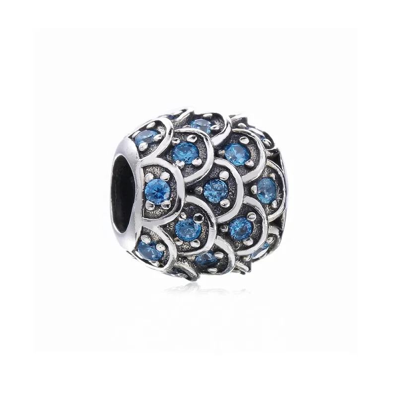 (kép) PANDORA ezüst charm, Hullám