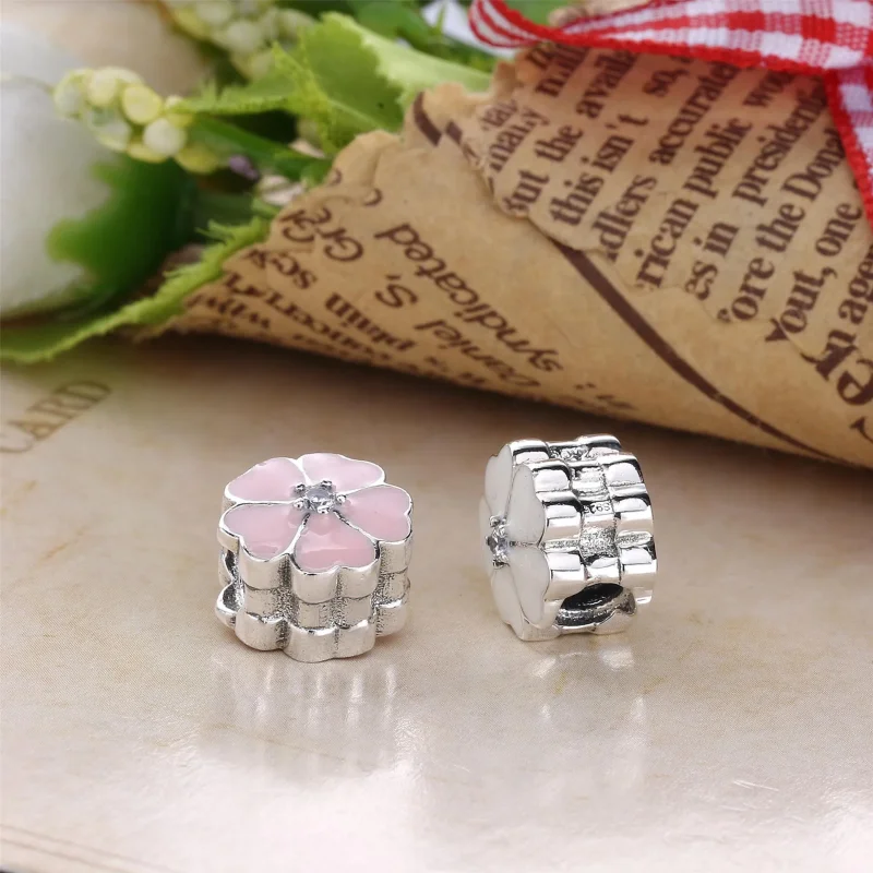 (kép) PANDORA ezüst charm, Kankalin - Megtekintés 4