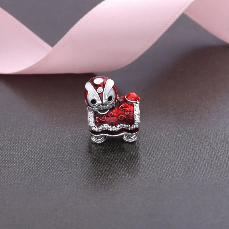 (kép) PANDORA ezüst charm, Kínai oroszlán tánc - Megtekintés 2