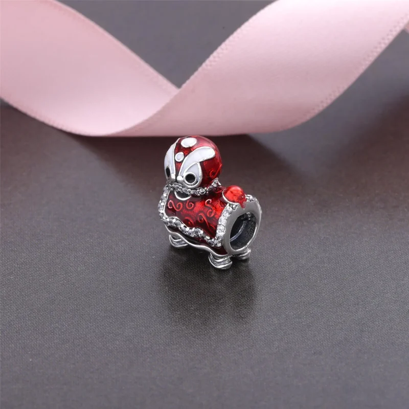 (kép) PANDORA ezüst charm, Kínai oroszlán tánc - Megtekintés 3
