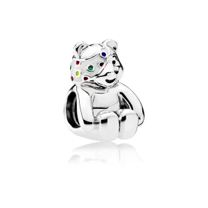 (kép) PANDORA ezüst charm, Korlátozott kiadású Pudsey Bear