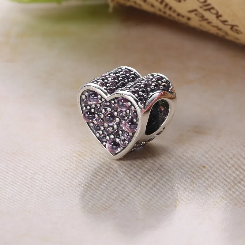 (kép) PANDORA ezüst charm, Káprázatos szív 792069PCZ - Megtekintés 4