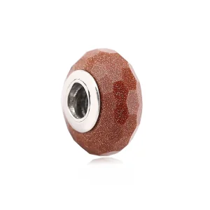(kép) PANDORA ezüst charm, Lenyűgöző Brown