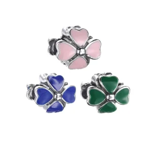 (kép) PANDORA ezüst charm, Lóhere