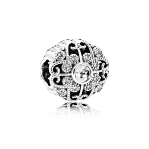 (kép) PANDORA ezüst charm, Mesevirág