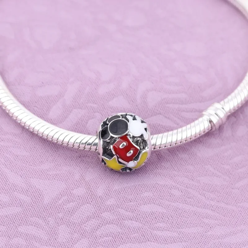 (kép) PANDORA ezüst charm, Mickey Mouse "Mickey Mania" - Megtekintés 2