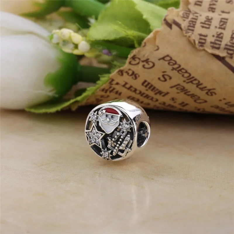 (kép) PANDORA ezüst charm, Mikulás és a csillagok - Megtekintés 3