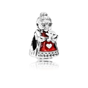(kép) PANDORA ezüst charm, Mrs. karácsony