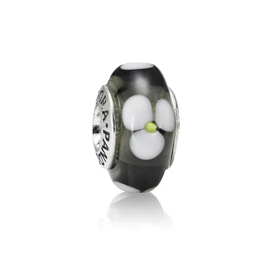 (kép) PANDORA Ezüst charm, muránói üveg - 790604