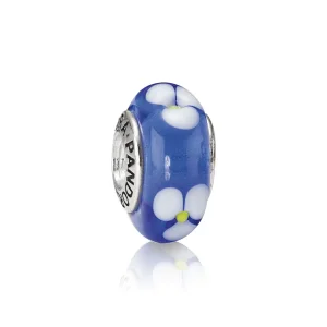 (kép) PANDORA Ezüst charm, muránói üveg - 790609