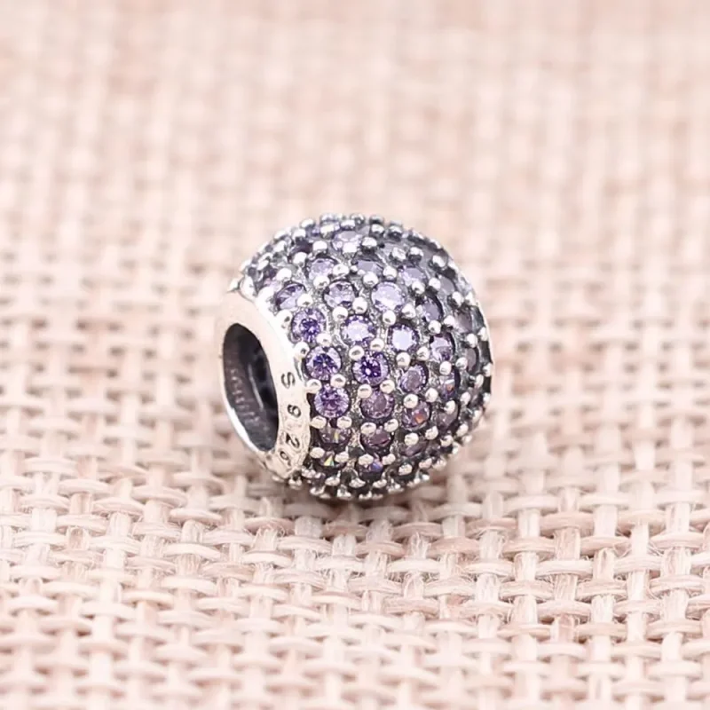 (kép) PANDORA ezüst charm, Pavé Ball 791051CZR - Megtekintés 2