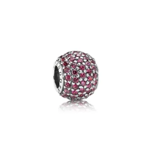 (kép) PANDORA ezüst charm, Pavé Ball 791051CZR