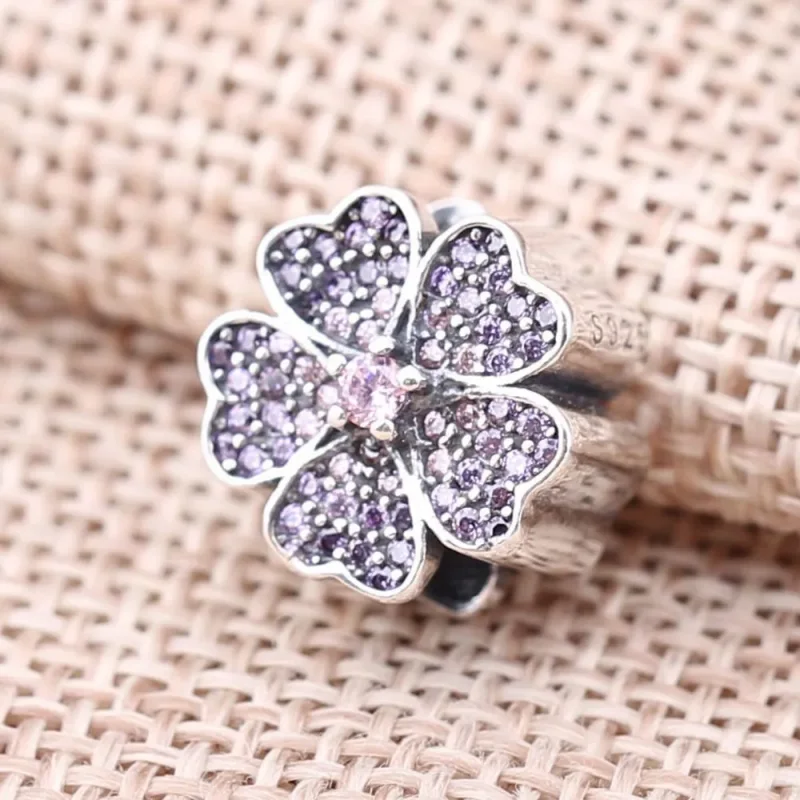 (kép) PANDORA ezüst charm, Pezsgő kankalin - 791481pcz - Megtekintés 2