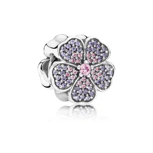 (kép) PANDORA ezüst charm, Pezsgő kankalin - 791481pcz