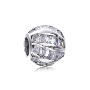 (kép) PANDORA ezüst charm, Pezsgő labda
